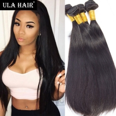 Ulahair 6a Brazilian Hair Bundles With 3pcs Straight Hair Weave Hair Extensions