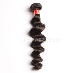 Ula Hair Retail 1Pc Brazilian Virgin Hair Loose Wave Remy Hair Extension 13A Brazilian Hair Loose Wave