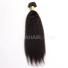 Ula Hair 13A 1 Pc Grade Malaysian Virgin Hair Kinky straight Human Hair Extensions Malaysian Kinky Straight Virgin Hair