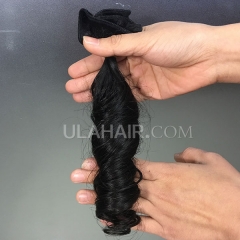 13A  Virgin Hair Loose Wave Hair Style Human Hair extension hot beauty hair weave Sample 1Pc
