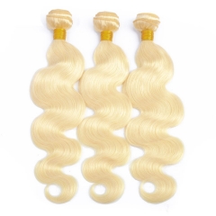 【12A 3PCS】Peruvian 3pcs bundles #613 Blonde Body Wave Hair #613 Body Wave Hair Extension