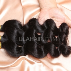 【14A 3PCS】 3 Bundles Deal Peruvian Virgin Hair Loose Wave 100% Human Hair