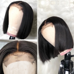 【Bob Wig】Ulahair 13A 4*4/5*5 HD/Transparent Lace Front Bob Wigs 250% Density Short Straight Hair Lace Closure Wig Customize 3 Days ULHD07
