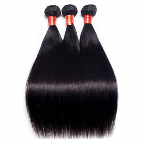 【12A 3PCS】Ulahair Brazilian Straight Human Hair Weave 3PCS Hair Bundles Quick Weave Sew In Free Shipping