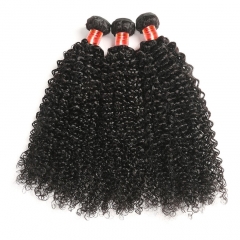 【12A 4PCS】Ulahair Hair Bundles Kinky Curly Hair Brazilian Hair 3 Bundles Kinky Hair Extensions Free Shipping