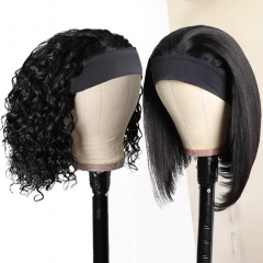 【Special Offer】Ulahair 13a Bob Headband Wig For African American 250% Density , One Order Get Two Bob Wigs With 10pcs Gifts ULHB01
