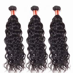 【12A 4PCS】Peruvian Water Wave Hair Bundles Curly Virgin Human Hair No Shedding No Tangle Free Shipping
